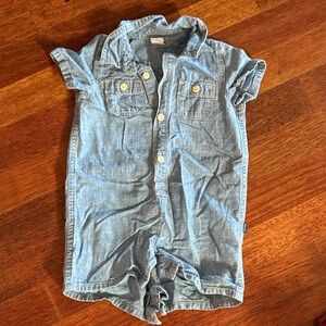 GAP Light Blue Denim Button-Up Shirt